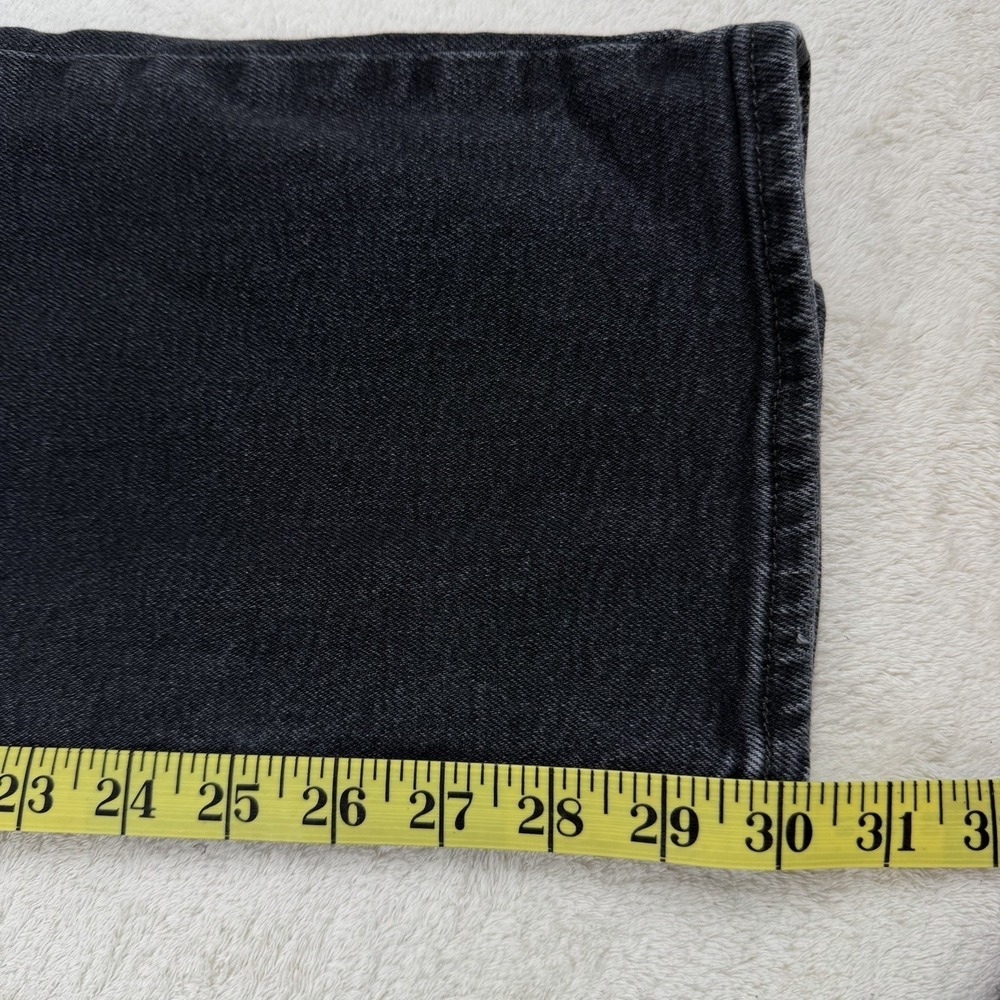 Hollister Men's Baggy Black Washed Denim Jeans Size W30 L32 Y2K - Picture 7 of 9